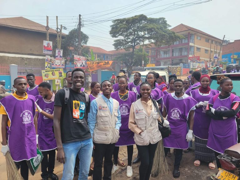 Ndejje University Guild Cabinet Outreach at Mengo Market