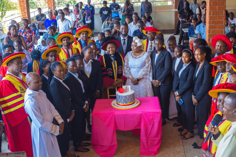 Ndejje University Hosts First-Year Induction Service with Distinguished Guest