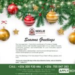 Ndejje University Christmas Message 2025