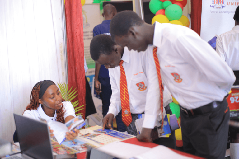 Ndejje University Shines at the 16th NCHE Exhibition in Gulu
